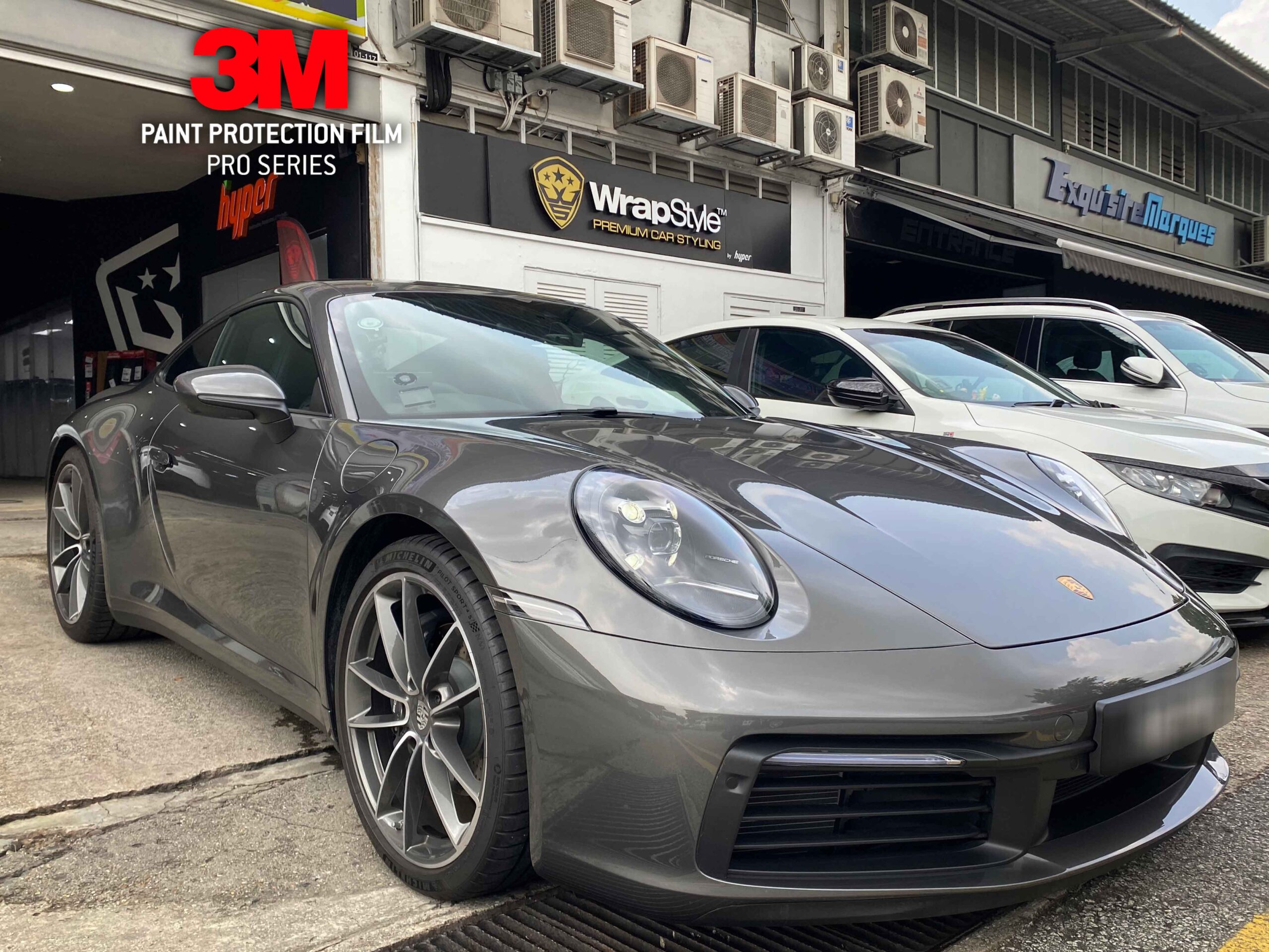 Best Car Wrap Singapore_Wrapstyle by Hyper 21_Porsche 911 Carerra S_3M Pro150 Gloss PPF